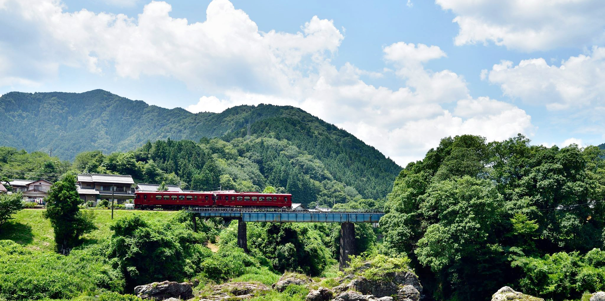 ワンマン列車長良川鉄道