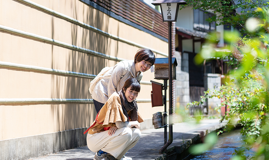 八幡・城下町コース１「四季折々に訪れたい。奥美濃の小京都・八幡城下町を巡る旅。」